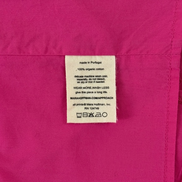 Mara Hoffman Maxi Ruffle Sleeveless Raquel Pink Dress - Picture 7 of 7